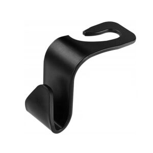 Autóülés fejtámla horog, műanyag, fekete