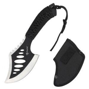 Foxter kemping és túra fejsze, 27 cm, fekete, tokban - Foxter