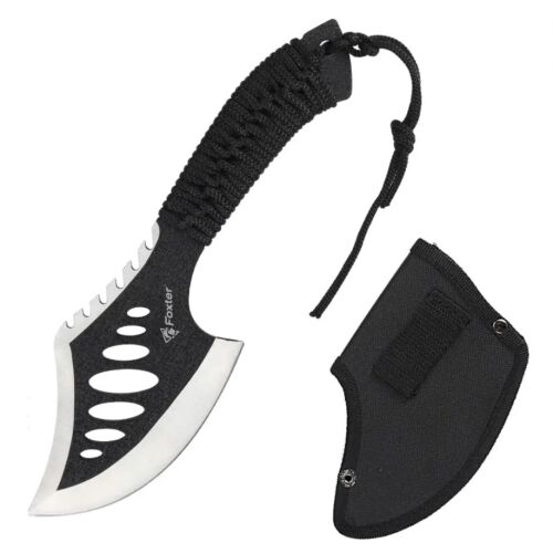 Foxter kemping és túra fejsze, 27 cm, fekete, tokban