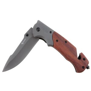 Foxter összecsukható kés, vadász kés, kemping kés, övcsattal, 23 cm - Foxter