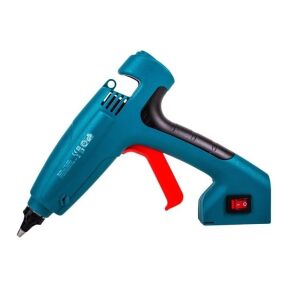 Termikus forrasztópisztoly, 80W, tartályokkal, 3 tartozékkal, kék színben