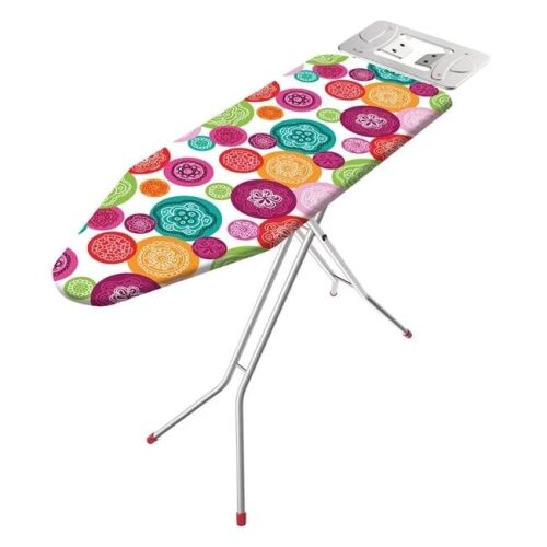 Vasalódeszka színes mintával, fém váz, 120x38x90cm