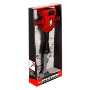 Játék légkalapács, hanggal és gombbal, 20.5x7.5x46.3cm, fekete-piros