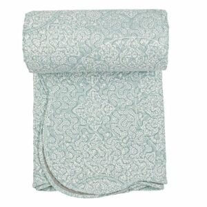 Zöld mandala mintás ágytakaró franciaágyhoz, 220x240 cm - Ágytakaró