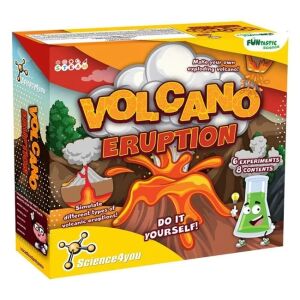 Veda pre teba Science4You Sopečná erupcia, vytvor si vlastnú vybuchujúcu sopku, 6 experimentov, 8 súčastí, urob to sám - Vedecké a objaviteľské hry