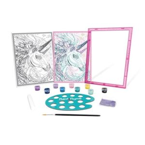 Mesebeli egyszarvú festés és számkeret készlet