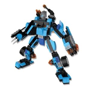 Építőkockák, kék robot 2 az 1-ben, 295 darab