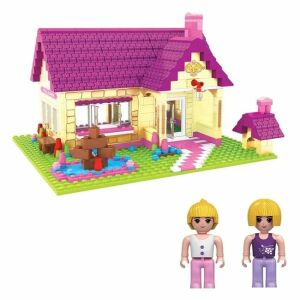 Építőkockák Tündérország háza 2 figurával, 461 db