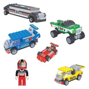 Terepjáró építőkockák és figurák, 323 db