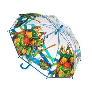 Parasol przeciwdeszczowy Baton, model Żółwie Ninja, dla dzieci, 64 cm, niebieski/zielony 125424880 - Parasol dziecięcy