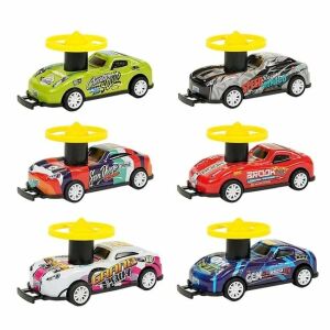 Fém gépkészlet résszel és korongindító rendszerrel, 6 gép és 18 korong, 35x35x5cm, több színű