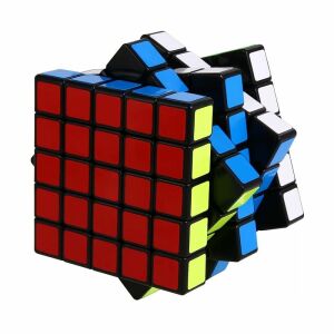 Rubik-kocka, 5x5, műanyag, 6 éves kortól, 6,2x6,2 cm, többszínű
