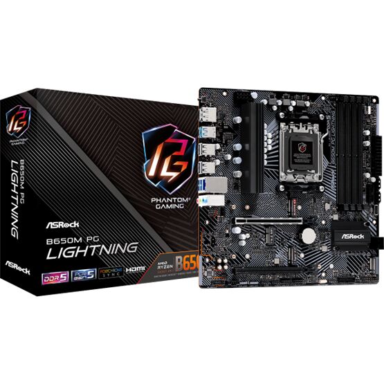 ASRock sAM5 B650M PG LIGHTNING