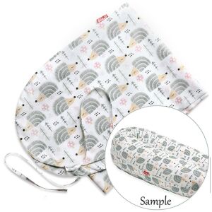 Scamp Formázható univerzális szoptatós párna pamut huzat - Hedgehog Grey