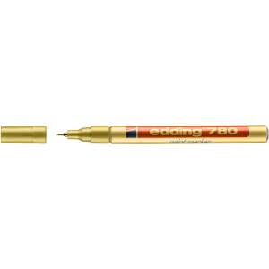 EDDING 780 paint marker, gold, 0.8mm - Lacquer marker