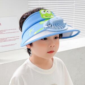 Napellenző sapka  Ventilátorral, 3 sebességes, USB újratölthető , Nagy felületű napvédelem, rózsaszín