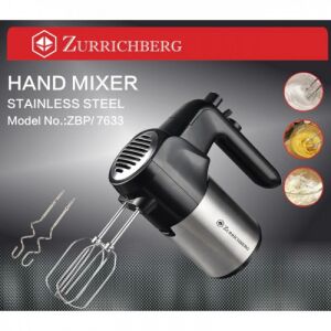 Zurrichberg ZBP/7633 Kézi mixer rozsdamentes acél tartozékokkal, keverési példák - Zurrichberg