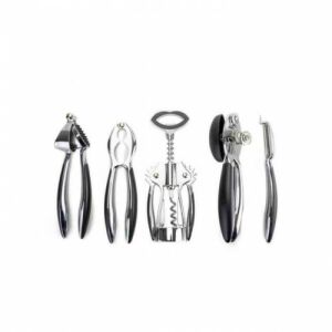 Bachmayer Home konyhai eszköz készlet: fokhagymanyomó, diótörő, dugóhúzó, konzervnyitó, hámozó - Bachmayer