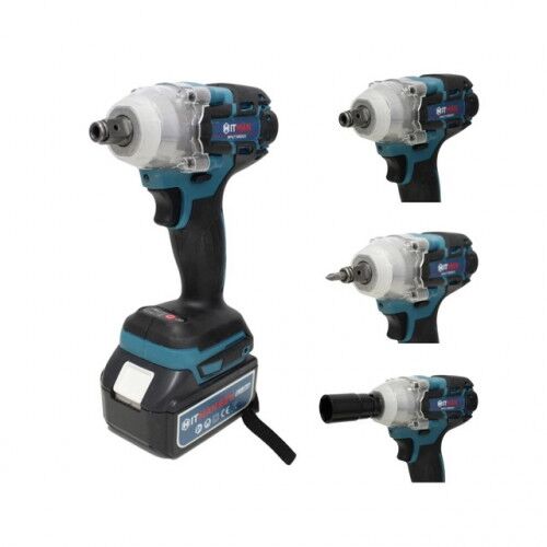 Hitman HT/BBS-62X akkus ütvecsavarozó, többféle nézet