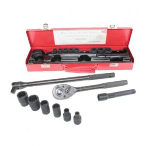 Haina HB-6390 17 részes dugókulcs készlet racsnival és toldóval - Dugókulcs