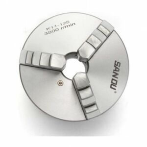 Sanou K11-125 3 pofás önközpontosító esztergatokmány, 125mm átmérő - Szerszám tartozék