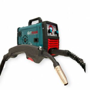 Hitman HT-FMIG-350X Inverteres hegesztőgép hegesztőpisztollyal, ferde nézet - HITMAN