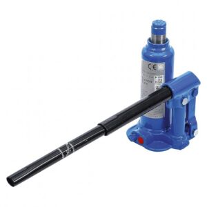 Hitman HT-2032T 2 tonnás hidraulikus palackemelő fogantyúval, szögletes nézet - HITMAN