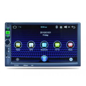 CML 8702 7 hüvelykes érintőképernyős autórádió MP5 lejátszó rádió, GPS, Bluetooth, AV-in, zenei funkciókkal - Autóelektronika