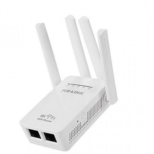 Pix Link AP LV-WR09 WiFi jelerősítő router ferde nézet