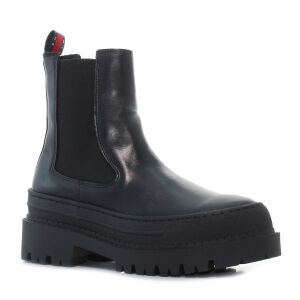 Tommy Hilfiger TJW Chelsea Foxing fekete női bokacsizma Méret:41 125447238 - Tommy Hilfiger
