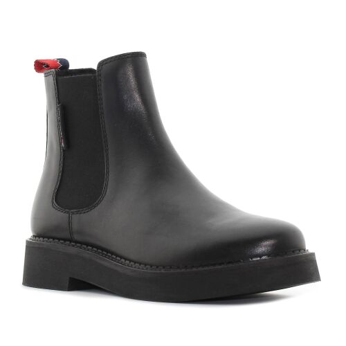 Tommy Hilfiger TJW Chelsea Flatform fekete női bokacsizma Méret:41 125447278