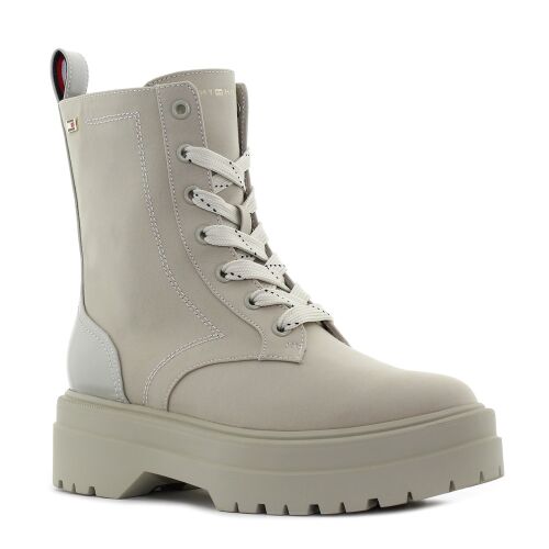 Tommy Hilfiger Flag bézs női bakancs Méret:40 125454662