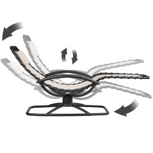 Záhradné lehátko Toulon, ergonomické, funkcia hojdania 125464241