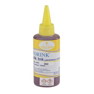 Utángyártott Ink Hp Universal dye yellow 100ml ORINK