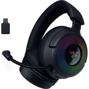 Razer Kraken V4 Zestaw słuchawkowy Bezprzewodowy Opaska na głowę Gaming USB Typu-A Bluetooth Czarny 125470918 - Razer