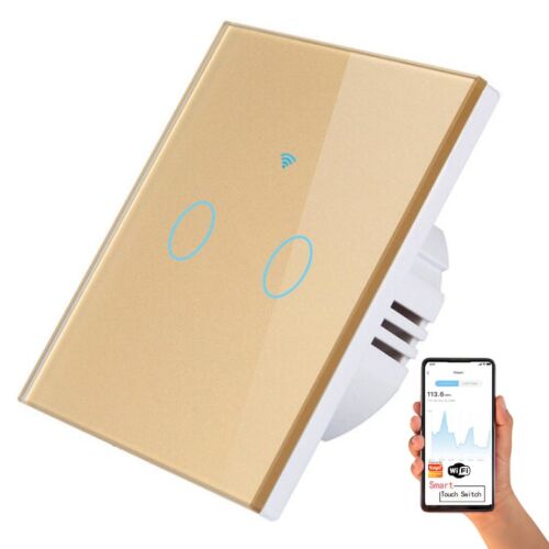 Tuya Smart Life 2-fach Smart Lichtschalter mit App-Steuerung