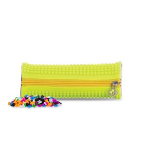 Trusa de creioane galbenă Pixie Crew cu fermoar, 19.5 x 7.5 cm - Penare
