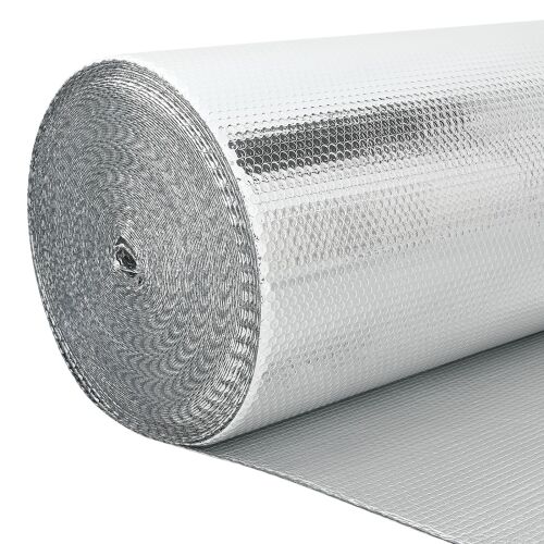 vidaXL Folie Reflectorizantă Argintie pentru Radiator 1x30m, Ecran Termic din Aluminiu