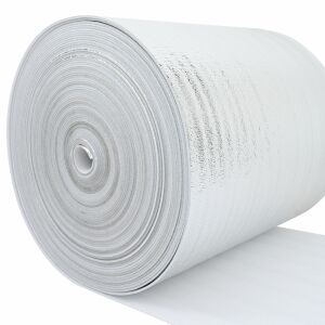 vidaXL Folie reflectorizantă argintie pentru calorifer 0,5 x 25 m Rola de aluminiu - Inserții de șemineu
