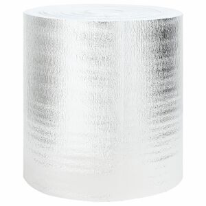 Folie reflectorizantă argintie pentru calorifer vidaXL, 0.5 x 25 m Aluminiu, Folie pentru economisirea căldurii - Inserții de șemineu