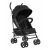 Kikkaboo Beetle black stroller angled view