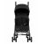 Kikkaboo Beetle black stroller front view