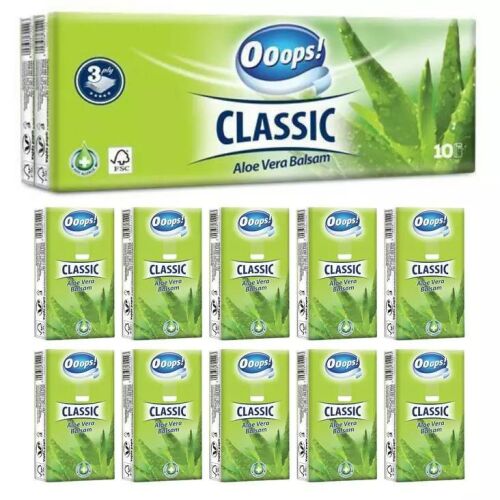 OOOPS! PAPÍR ZSEBKENDŐ ALOE 3R 10x10DB