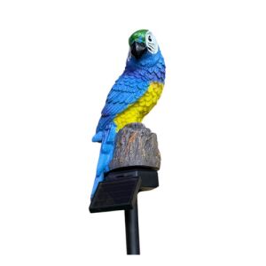 Niebieska papuga solarna lampa ogrodowa, YW-02, dekoracja ogrodowa, dekoracyjna lampa ogrodowa, lampa solarna - Latarnia słoneczna