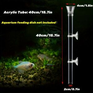 Acryl Garnelen Fütterungsrohr und Schale für Aquarium 125489821 - Viehzucht
