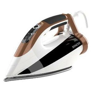 Sencor SSI 8400BZ steam iron, white and brown, with ceramic soleplate - Sencor