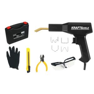 Set pistol de lipit plastic Kraft&Dele KD11296 cu accesorii - Mașini de lipit