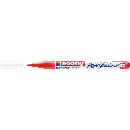 Edding 5300 akril marker, piros, 1-2 mm - Akril marker