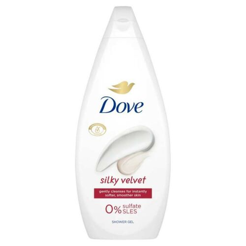 DOVE TUSFÜRDŐ SILKY VELVET 720ML
