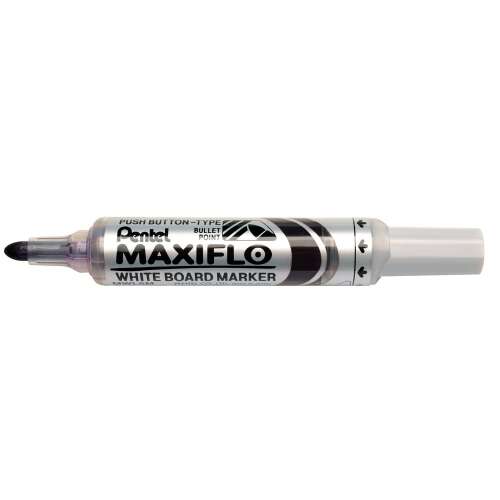 Pentel Maxiflo Marker do tablicy, okrągły, czarny